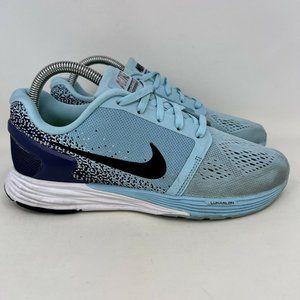 Nike LunarGlide 7 Shoes Teal Black 747966-400 Size 6Y